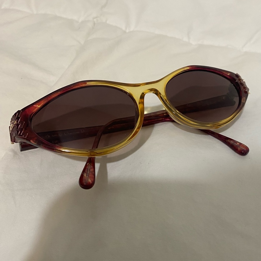 RARE Vintage Beautiful Unique Christian Dior Sunglasses